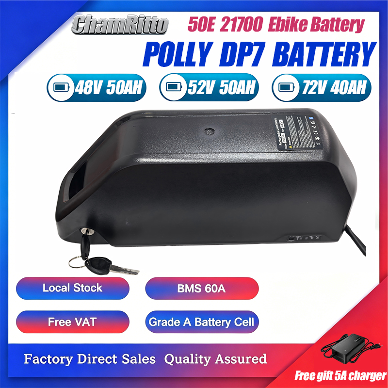 Ebike Battery 48V 20Ah Hailong - Hailong e-bike accu 52V 36V 48V