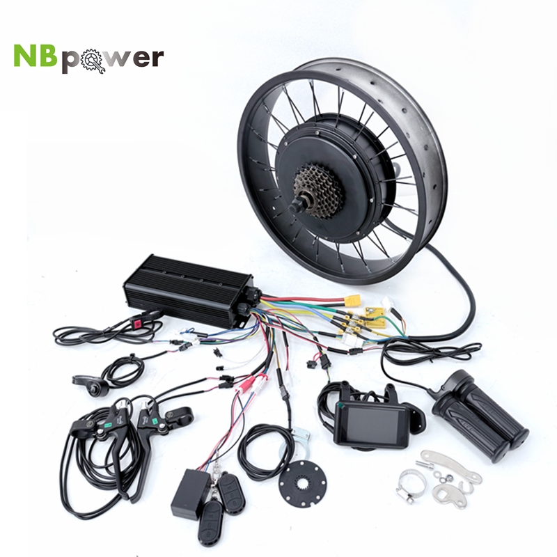 72V 5000W Hub Motor Kit - NBpower 72V 5000W 70-90km/h BLDC Naafmotor