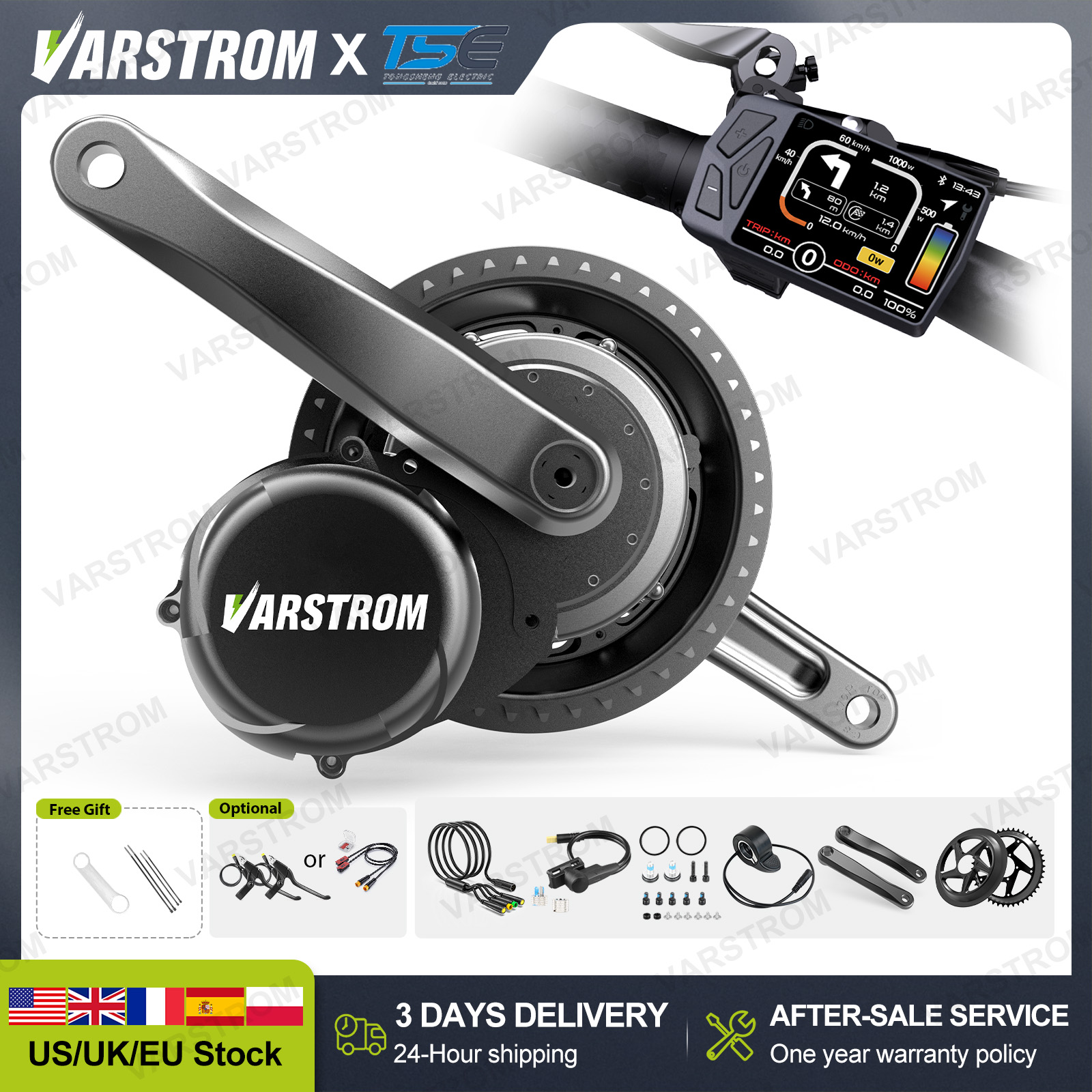 Tongsheng Tsdz2B Mid Drive Motor - [3 Dagen Levering] Tongsheng Mid Motor