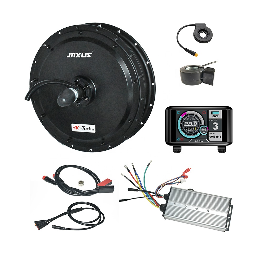 Ebike Conversion Kit 72V 3000W - MXUS Elektrische Fiets 135mm Motorfiets 72V