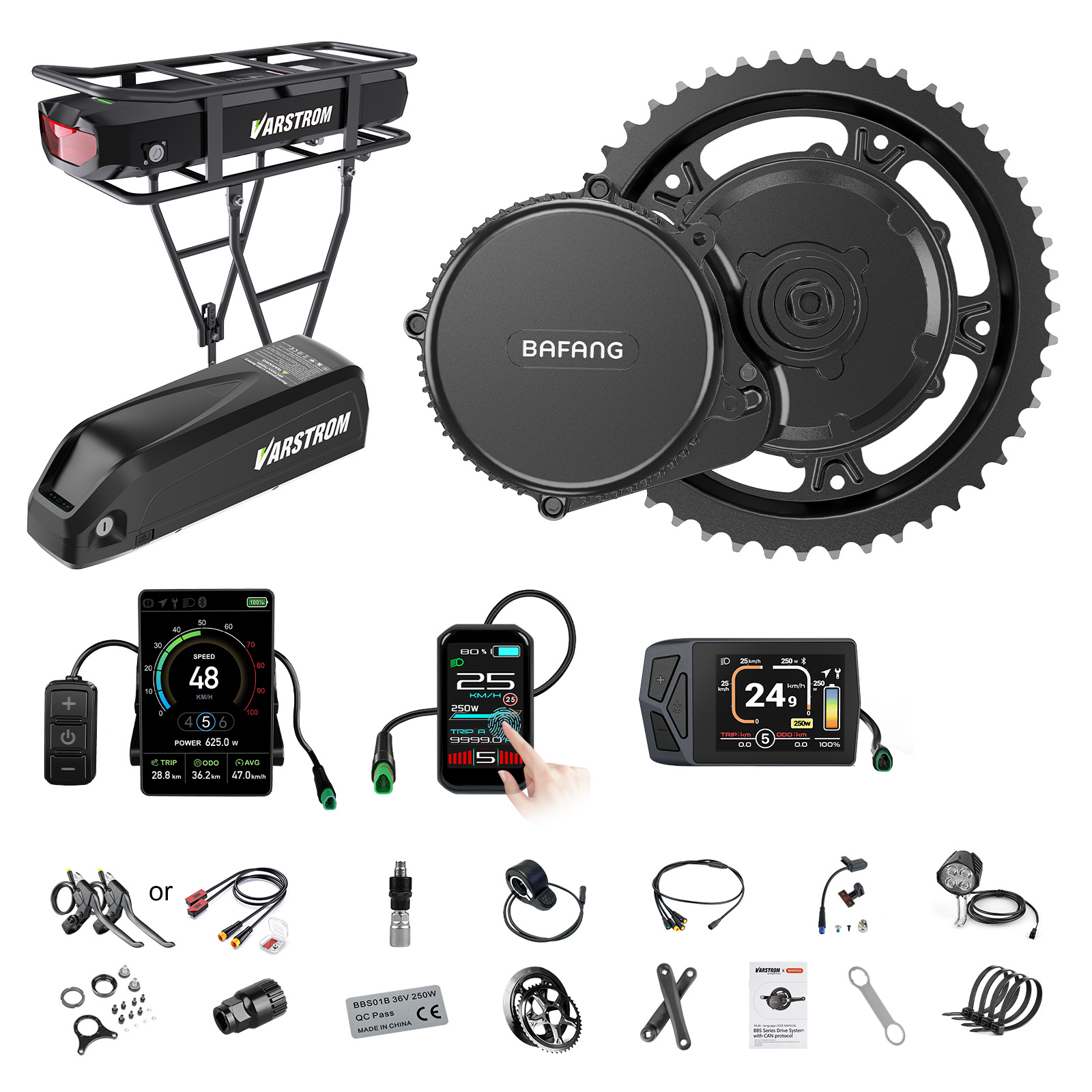 Bafang Bbs02B 48V 750W Mid Drive Kit - [Verzending naar de VS] Bafang Motor