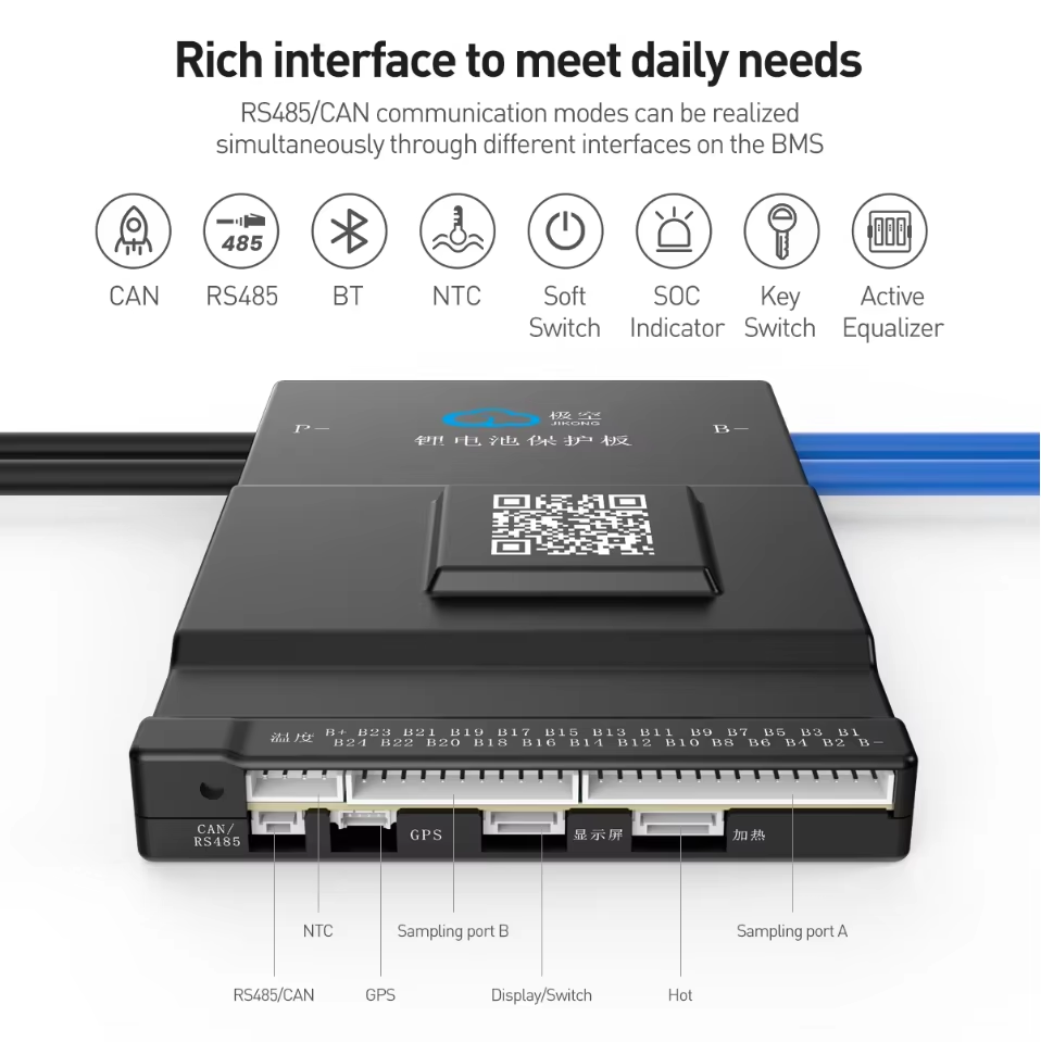 JK BMS Active Balance 150A 1A  - Smart Bms 72V 20S 150A Bluetooth recensie en prijs