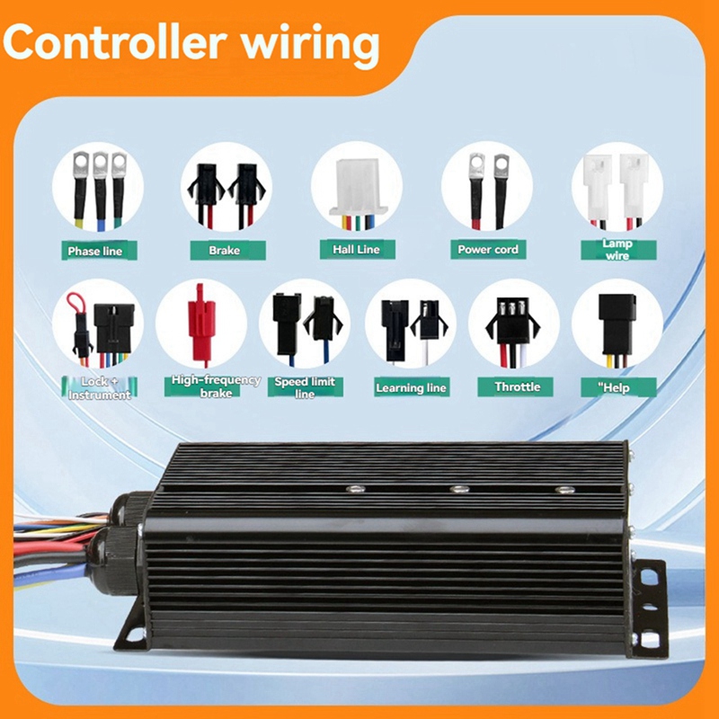E-fiets Drie-modus controller  - Sine Wave Controller 48V 72V 80A recensie en prijs