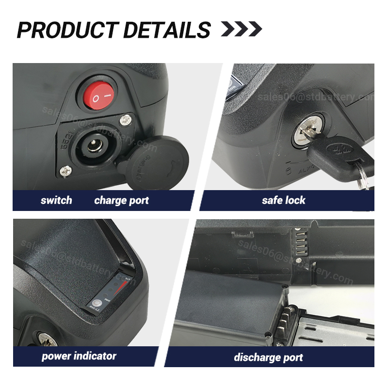 Alx Hailong Ebike Accu 36V Lit - Ebike Battery 48V 20Ah Hailong recensie en prijs