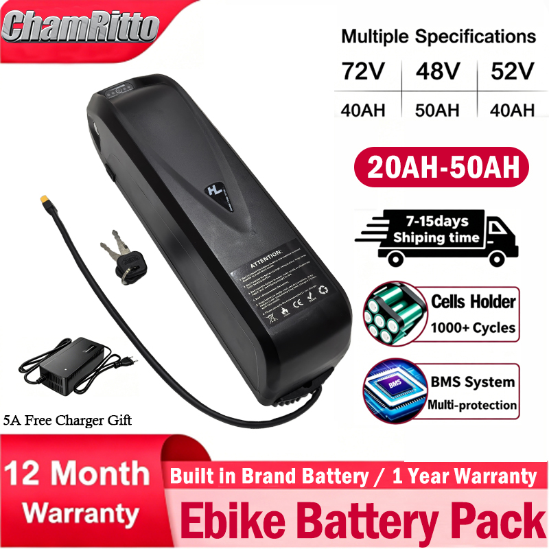 72V60V 48V 20AH 52V 36V 30AH 4 - Ebike Battery 48V 20Ah Hailong recensie en prijs