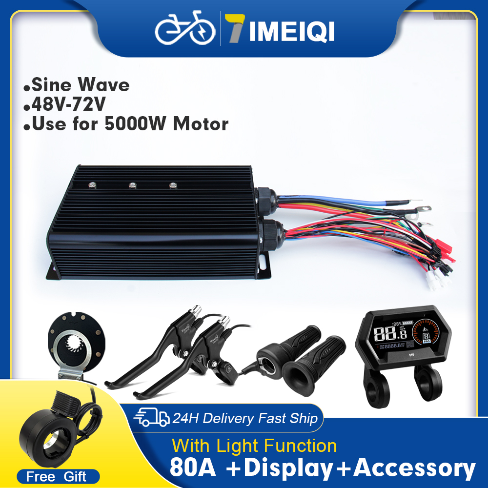 E-bike Sinusgolfcontroller 48V - Sine Wave Controller 48V 72V 80A recensie en prijs
