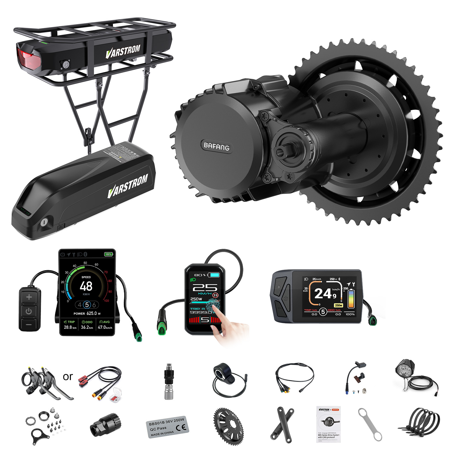 [Verzending naar de VS] Bafang - Bafang Bbs02B 48V 750W Mid Drive Kit recensie en prijs