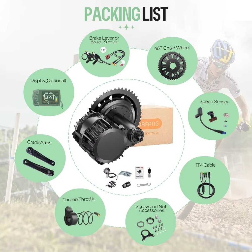 BBSHD 48v 52v 1000W Mid Drive  - Mid Drive Motor Kit 52V 1000W recensie en prijs