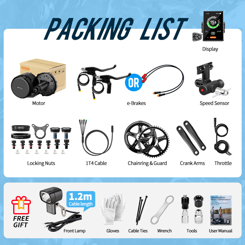 Bafang UART Mid Drive Motor 75 - Bafang Bbs02B 48V 750W Mid Drive Kit recensie en prijs
