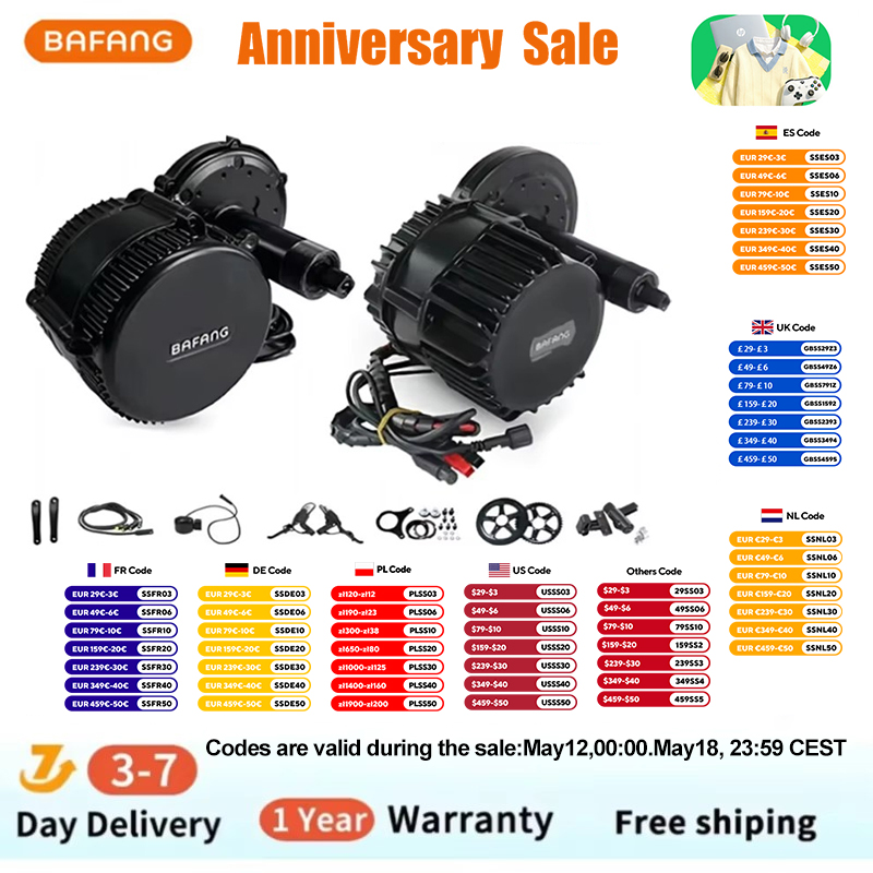 Bafang BBSHD 1000W 52V 48V 68m - Bafang Bbshd 1000W Conversion Kit recensie en prijs