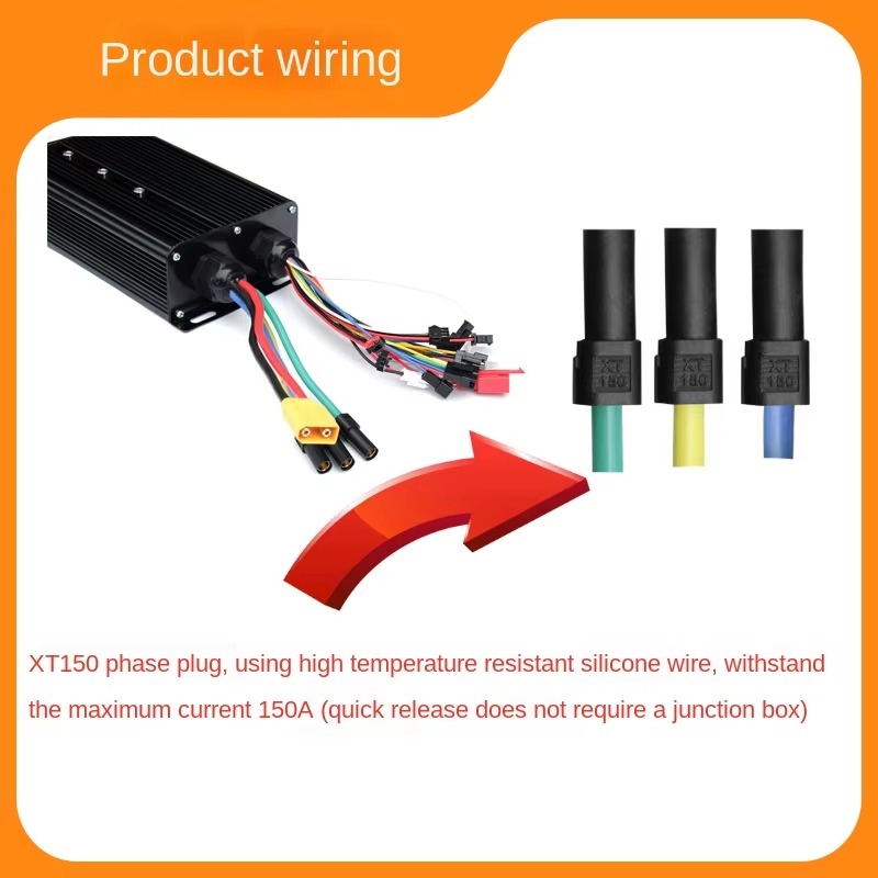 3000W 5000W elektrisch voertui - Sine Wave Controller 48V 72V 80A recensie en prijs