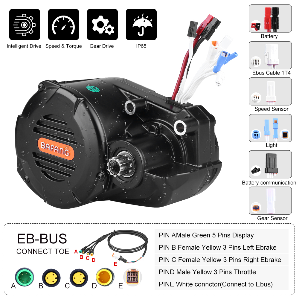 Bafang M620 G510 48V 52V 1000W - Mid Drive Motor Kit 52V 1000W recensie en prijs