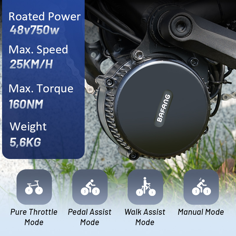 Bafang M325 M215 Middenaandrij - Bafang Bbs02B 48V 750W Mid Drive Kit recensie en prijs
