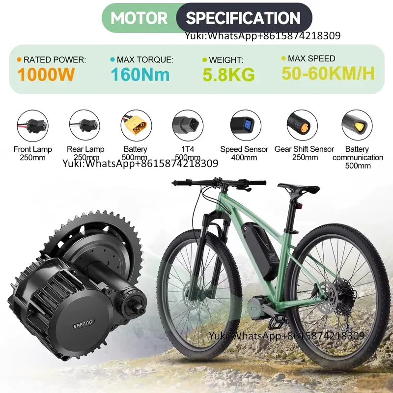 Mid Drive Motor BBSHD 1000W 48 - Mid Drive Motor Kit 52V 1000W recensie en prijs