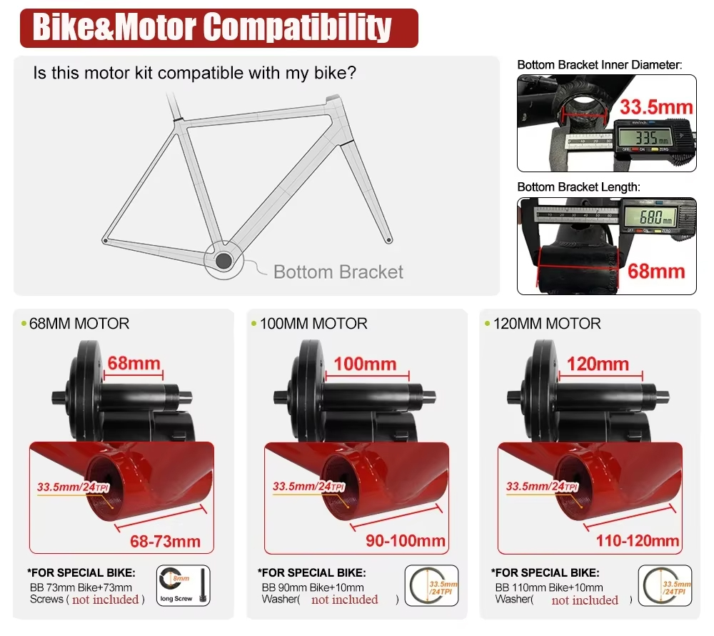 BAFANG 1000W BBSHD Mid Drive M - Mid Drive Motor Kit 52V 1000W recensie en prijs