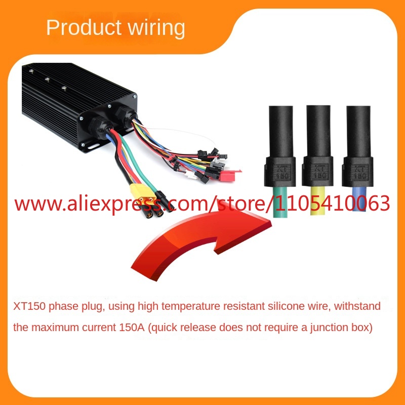 3000W 5000W elektrisch voertui - Sine Wave Controller 48V 72V 80A recensie en prijs