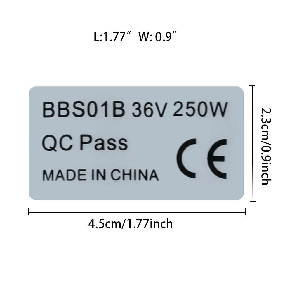 6pcs 36V 250W 48V 750W Sticker - Bafang Bbs02B 48V 750W Mid Drive Kit recensie en prijs